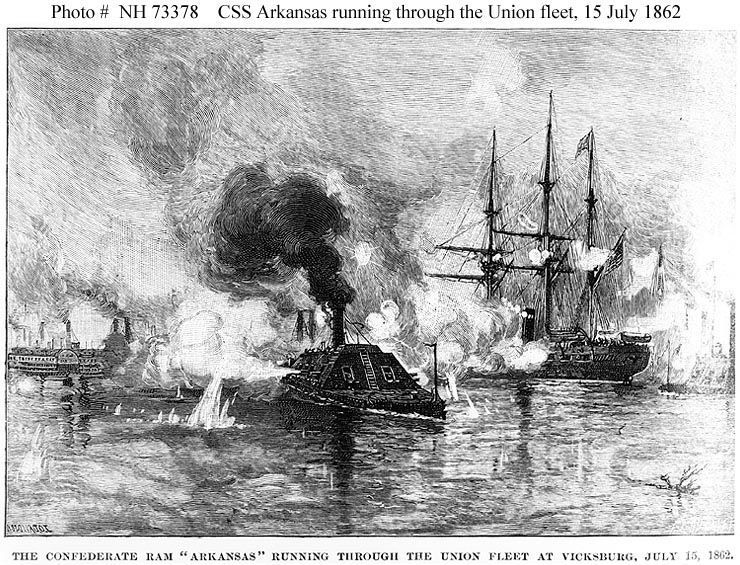 En DF Hª MODERNA nº6 LEPANTO: FARRAGUT EN EL MISISIPI