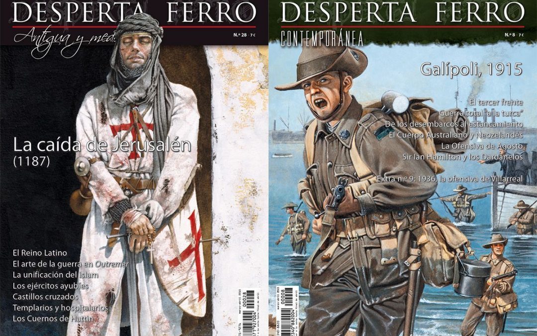 Ya a la venta DFAM28 La caída de Jerusalén, 1187 y DFC8 Galípoli, 1915
