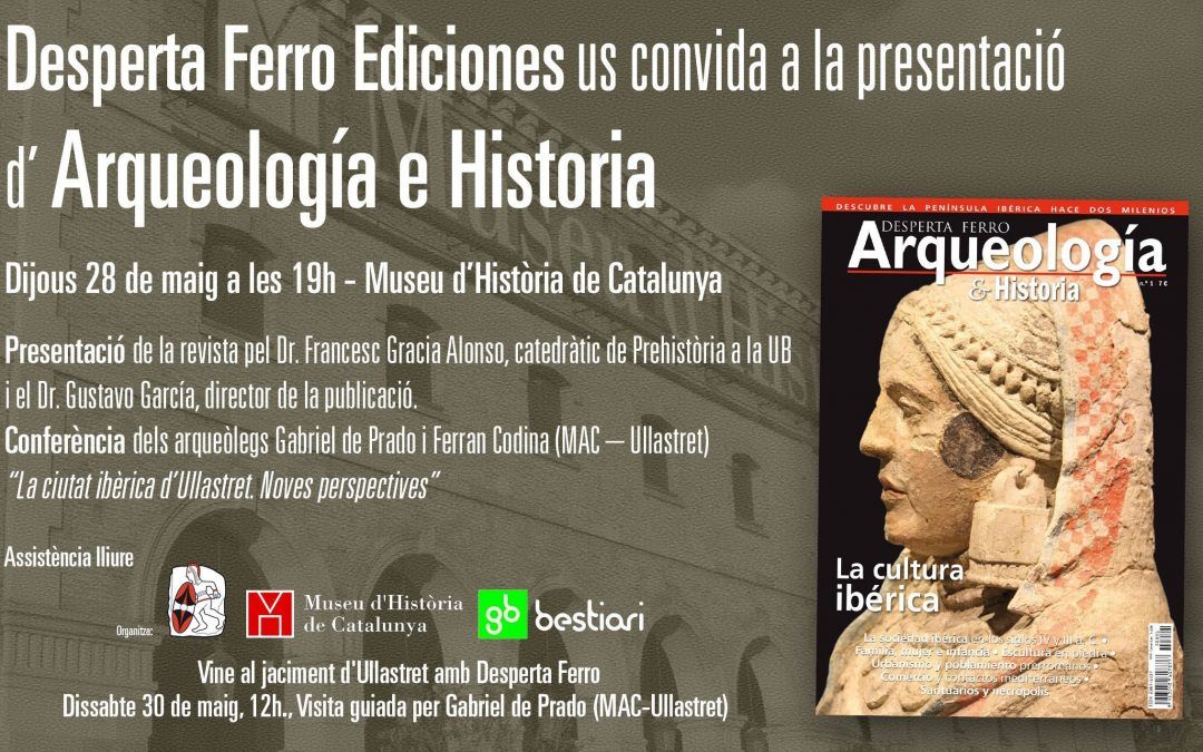 Presentación de Desperta Ferro Arqueología e Historia en Barcelona