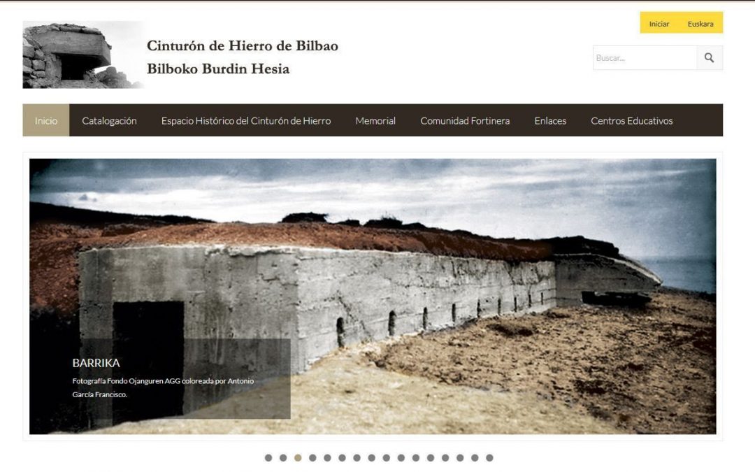 CINTURONDEHIERRO.NET, el nuevo sitio web sobre el espacio histórico del Cinturón Defensivo de Bilbao durante la Guerra Civil