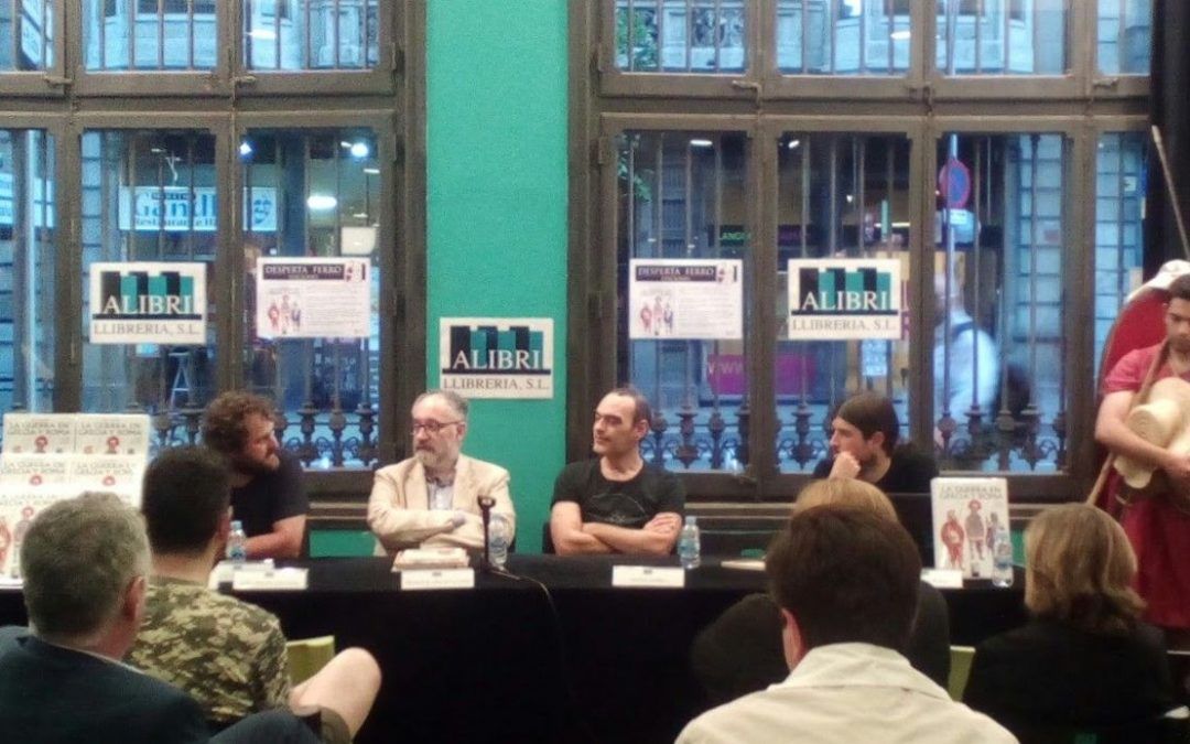 Presentación de La guerra en Grecia y Roma, con el profesor Francisco Gracia Alonso, en la librería Alibri