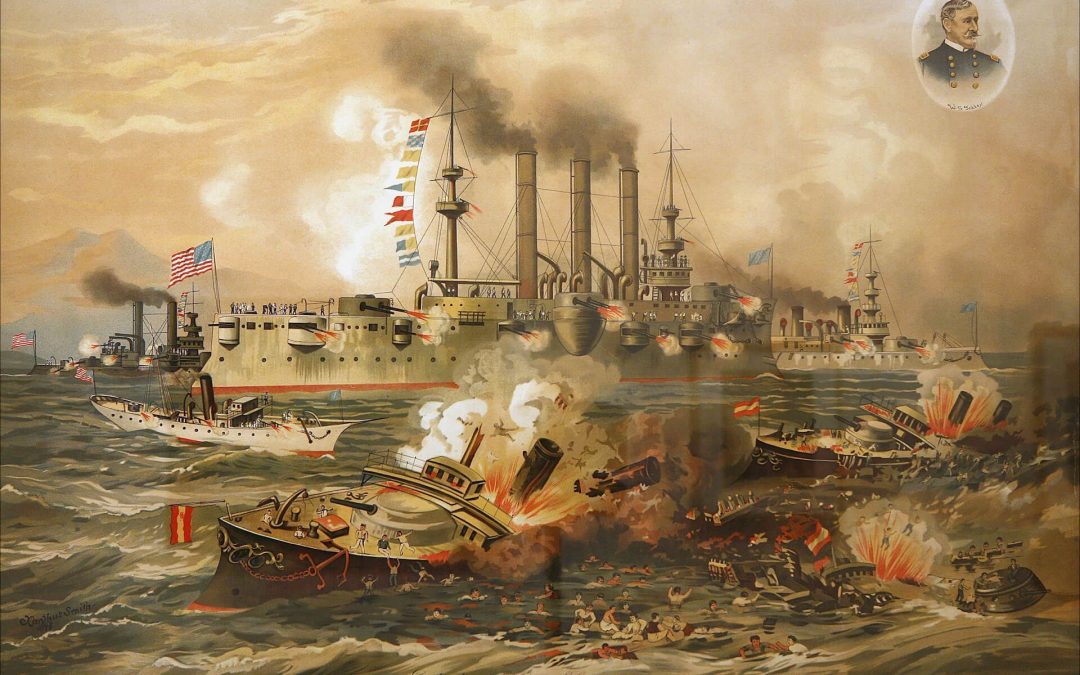 La batalla naval de Santiago de Cuba, 3 de julio de 1898