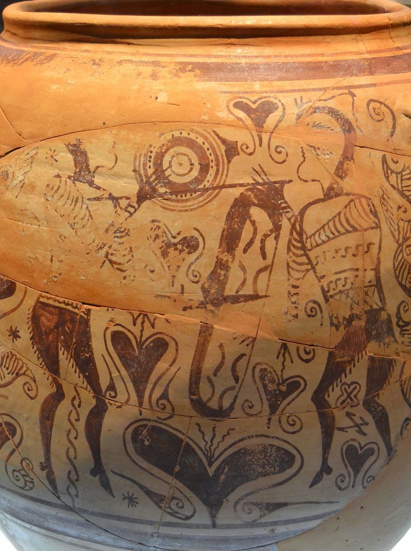 Gladiadores en Iberia Vaso de los Guerreros de La Serreta