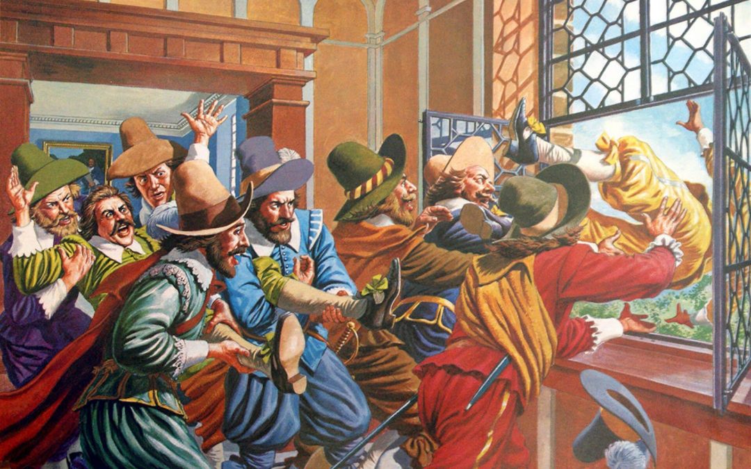 La Defenestración de Praga y el estallido de la Guerra de los Treinta Años