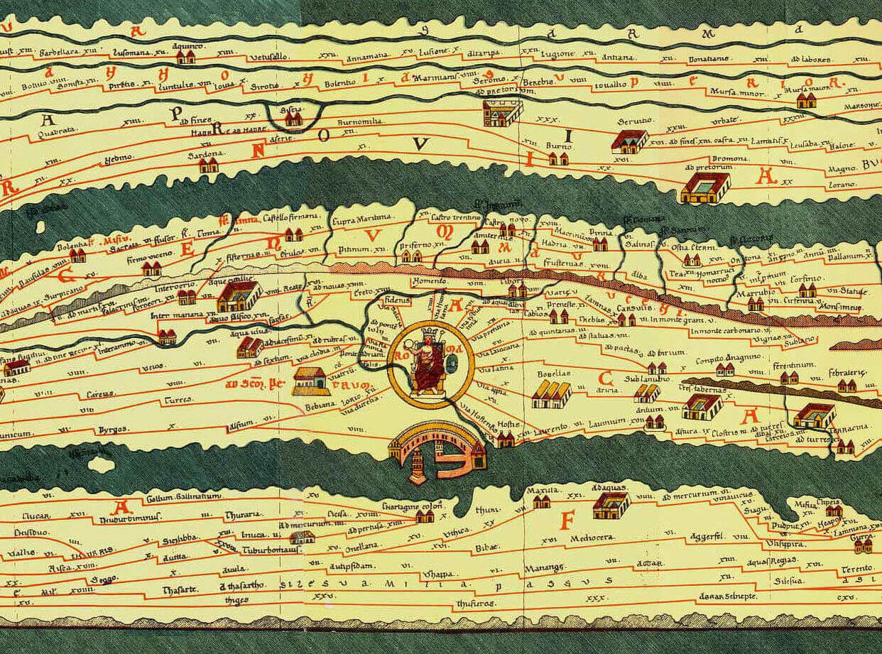 Tabula Peutingeriana Roma