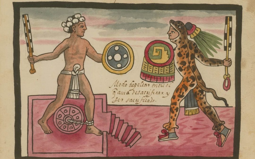 Mexicas. Inclusión de armas europeas a su panoplia guerrera