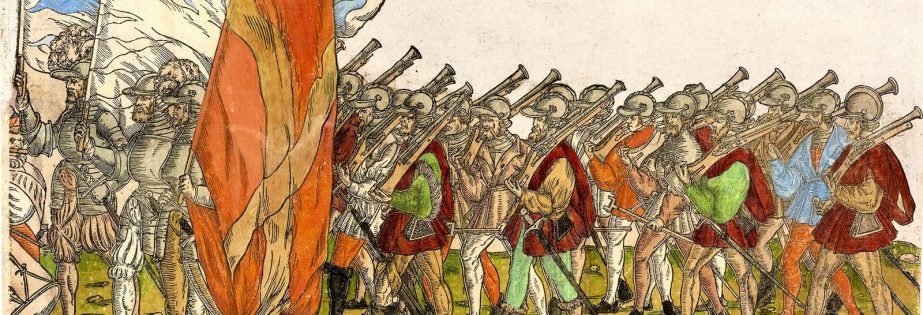 arcabuceros españoles batalla de Bicocca 1522