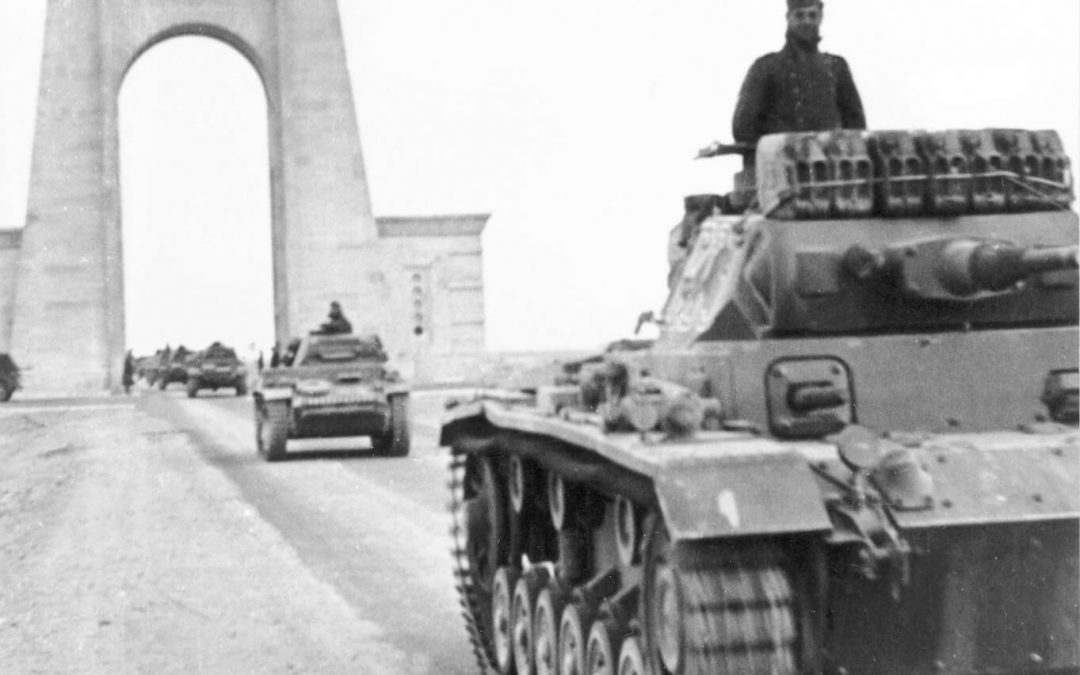 Operación Sonnenblume. Bautismo de fuego del Afrikakorps