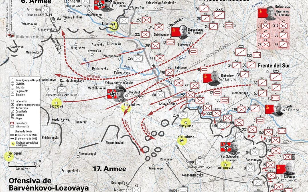 Preludio a Járkov. La ofensiva de Barvénkovo-Lozovaya