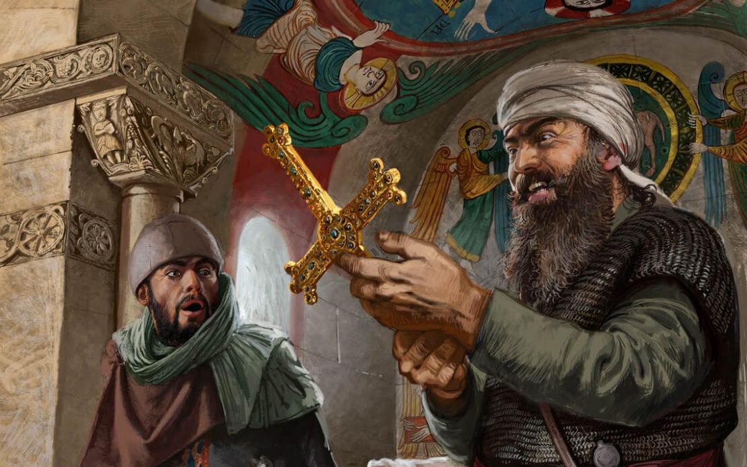 Exhibición de la fe y legitimidad política. Almanzor saquea Compostela