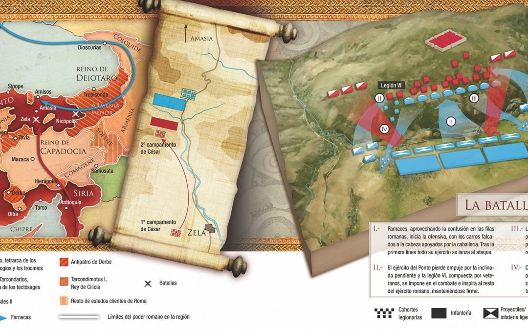 Veni, vidi, vici. La batalla de Zela