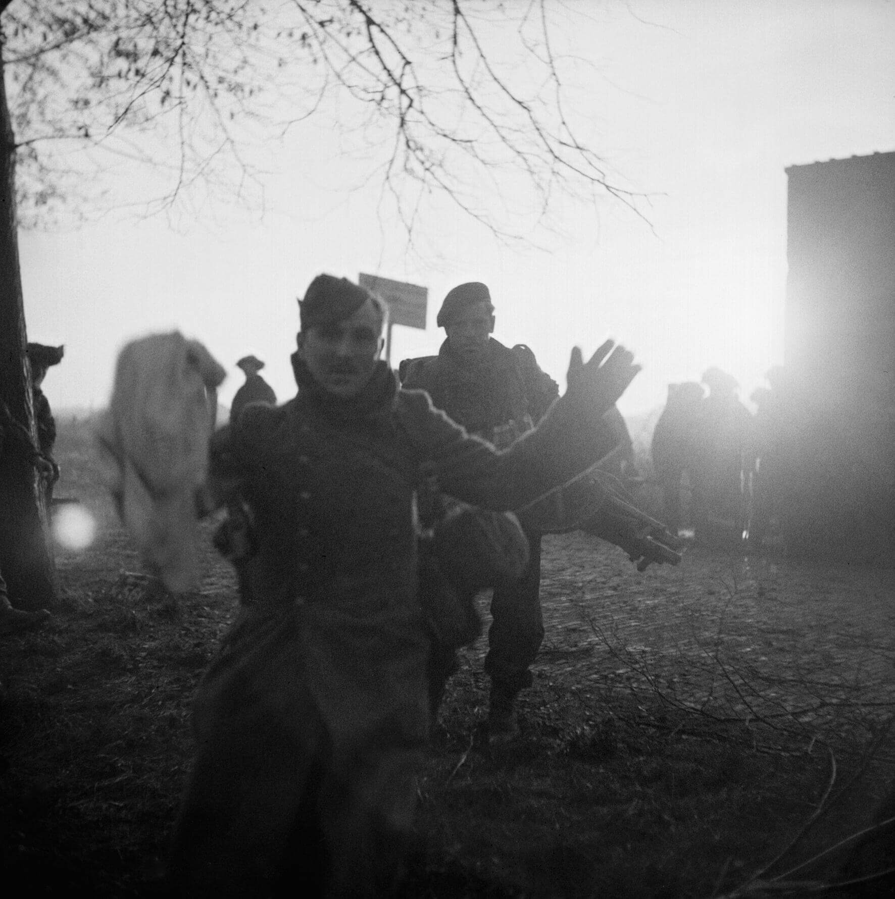 Walcheren prisionero alemán Holanda estuario del escalda 1944 batalla