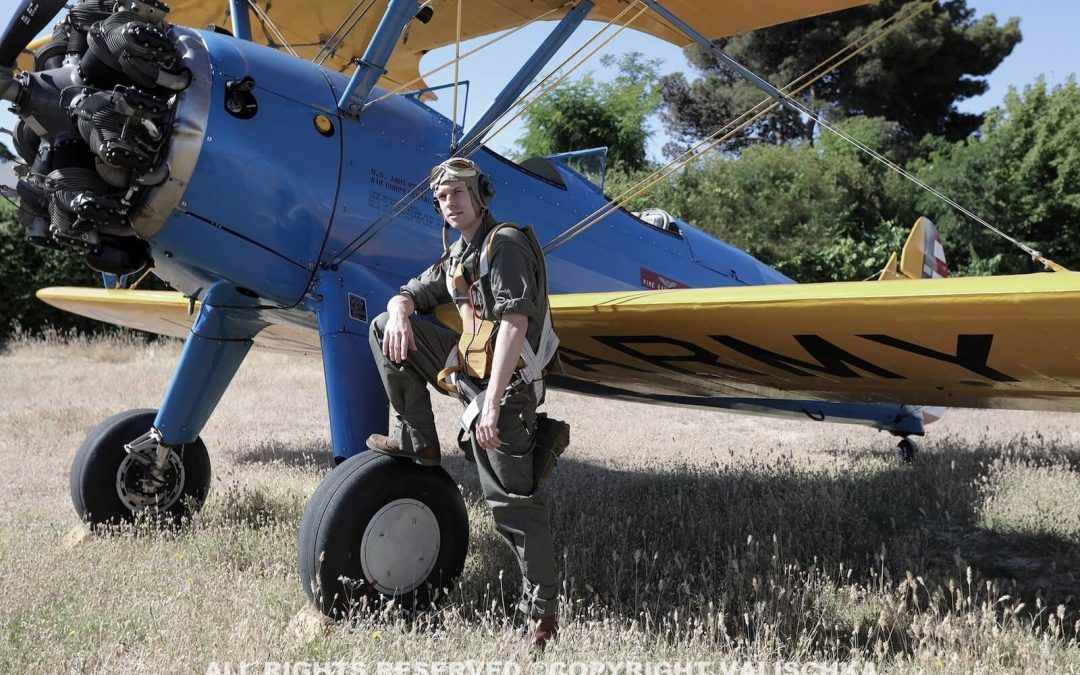 Boeing-Stearman PT-17 de la FIO.  Formando cadetes de aviación en tiempos de guerra