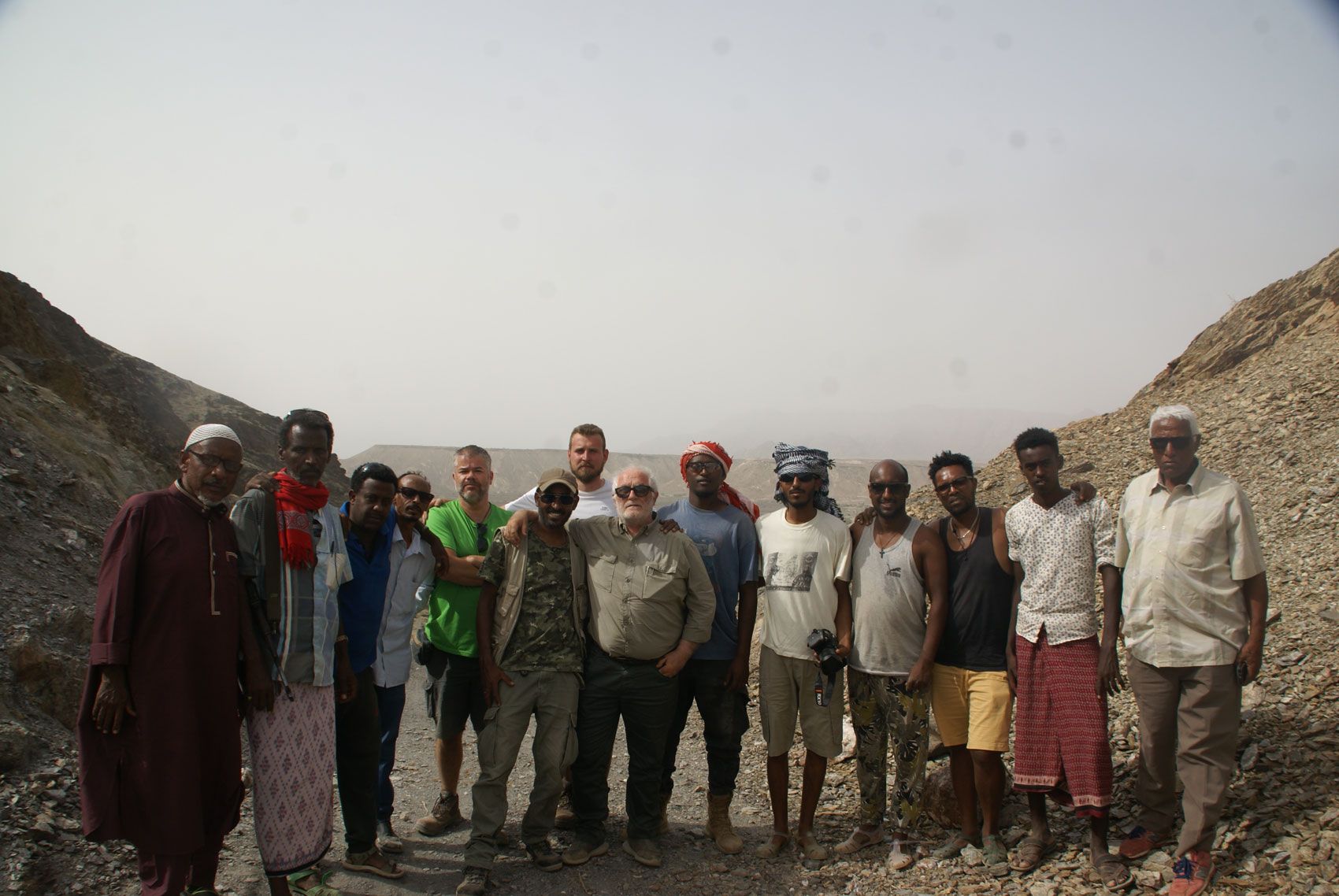 Equipo de excavación, campaña de mayo de 2022 achelense rift