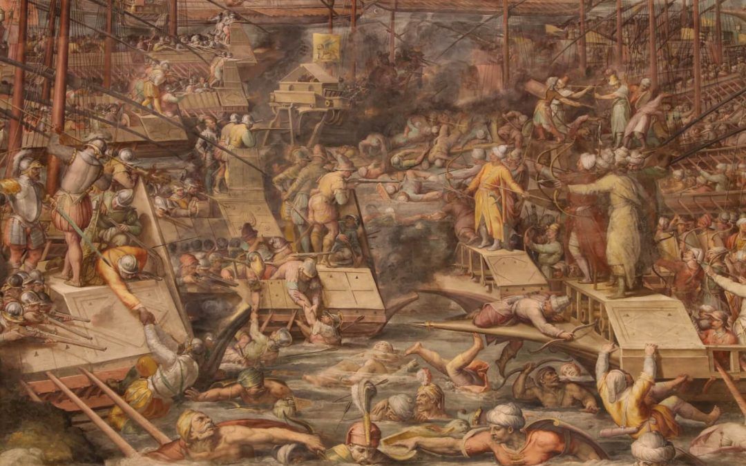 Los jenízaros en Lepanto