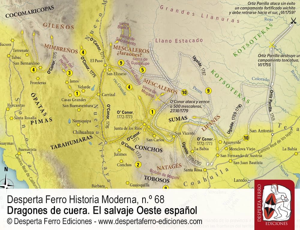 Tras la huella. Las expediciones españolas contra apaches y comanches (1760-1780) por Juan Pablo Martín Muñoz Dragones de cuera