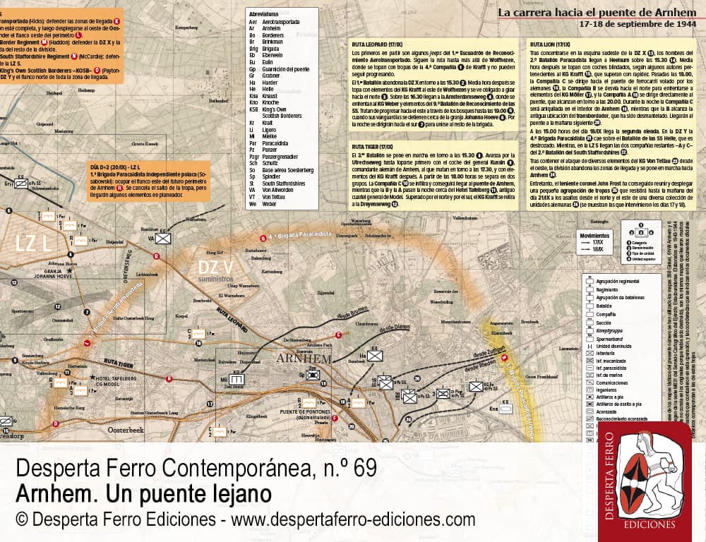 DFC69-5 TRÍPTICO: La carrera hacia el puente de Arnhem. 17-18 de septiembre de 1944.