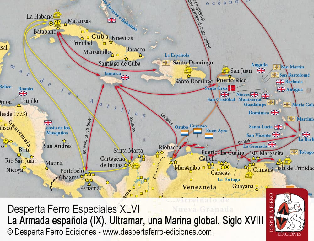 DFE46-2 Corsarios y guardacostas en la persecución del contrabando caribeño por Vera Moya Sordo