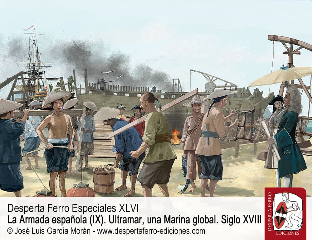 DFE46-8 Navíos, fragatas y galeones. La construcción naval en los reinos de Indias durante el siglo XVIII por Iván Valdez-Bubnov (UNAM)