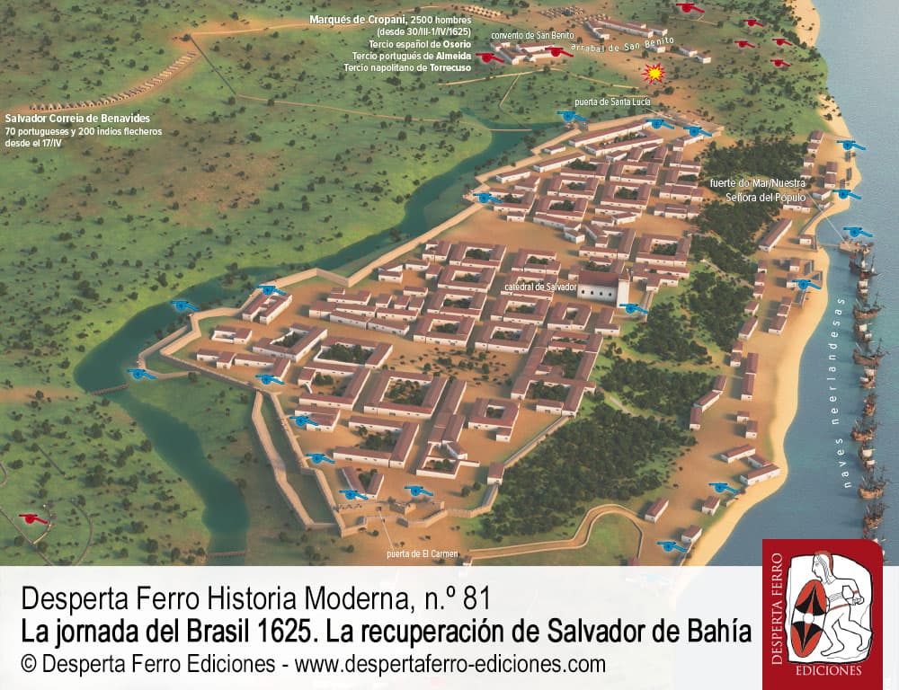 DFM81-6 El desembarco ibérico y la expugnación de Salvador de Bahía por Alberto Raúl Esteban Ribas
