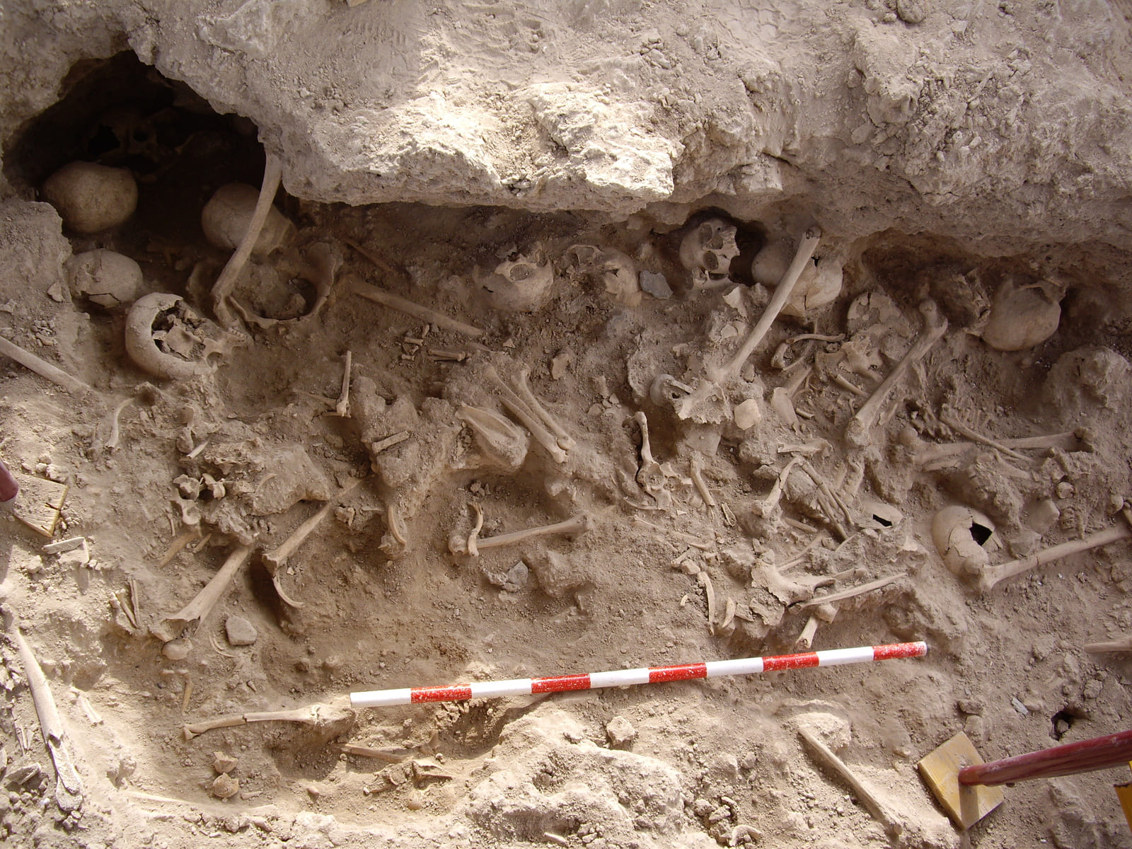 Imagen de Camino del Molino durante una de las fases del proceso de excavación. © Fotografía realizada por el equipo de investigación del proyecto Vida y Muerte en Camino del Molino